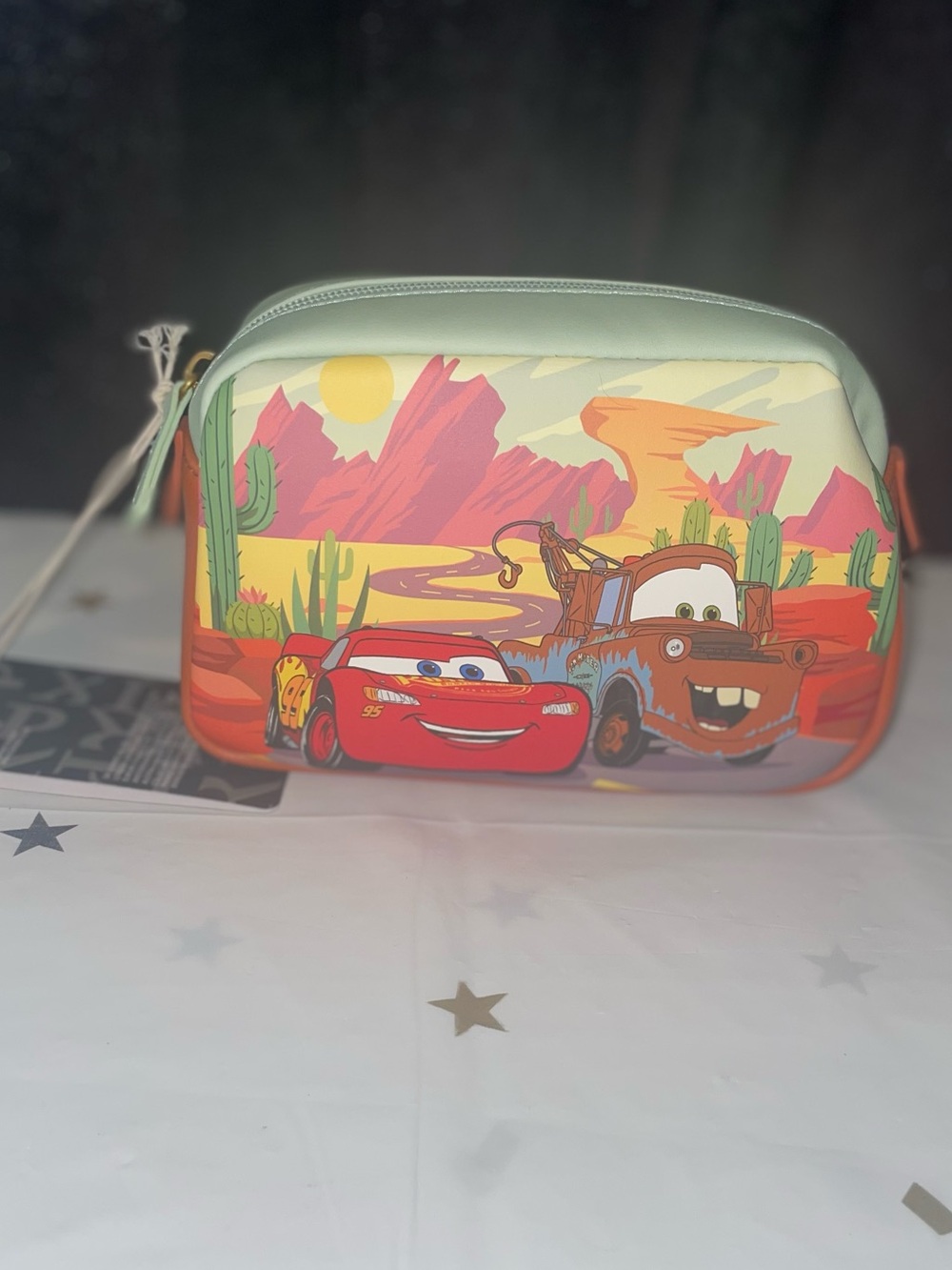 Disney Pixar Cars Lightning McQueen & Mater Cosmetic Bag